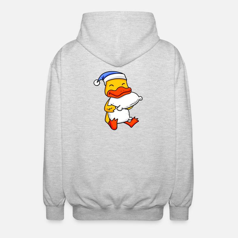 Canard Bébé - Veste à capuche unisexe - gris clair chiné