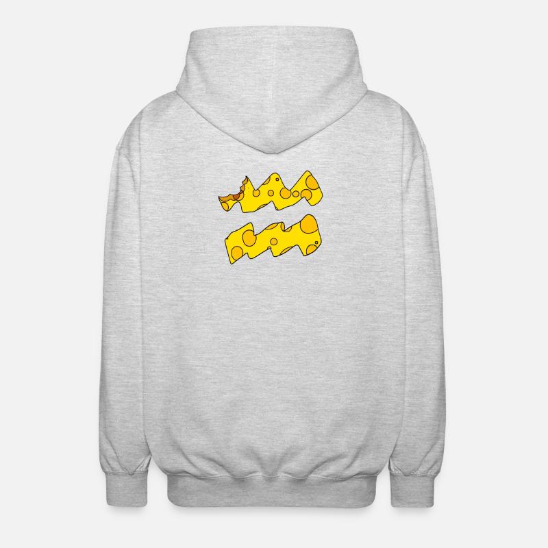 Sternzeichen Wassermann - Unisex Kapuzenjacke - Hellgrau meliert