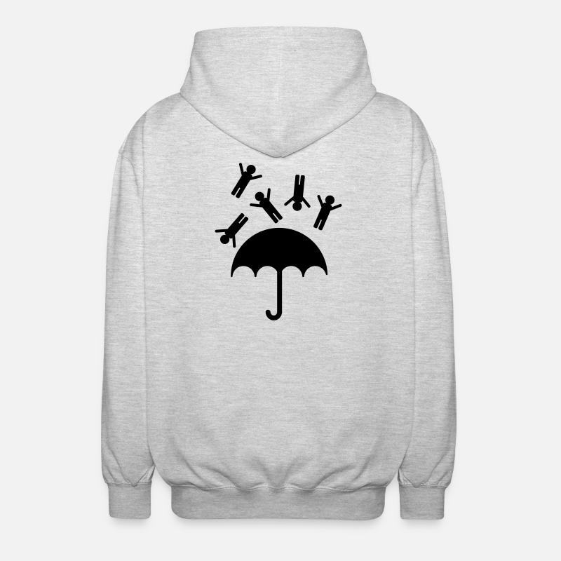 raining men - Veste à capuche unisexe - gris clair chiné