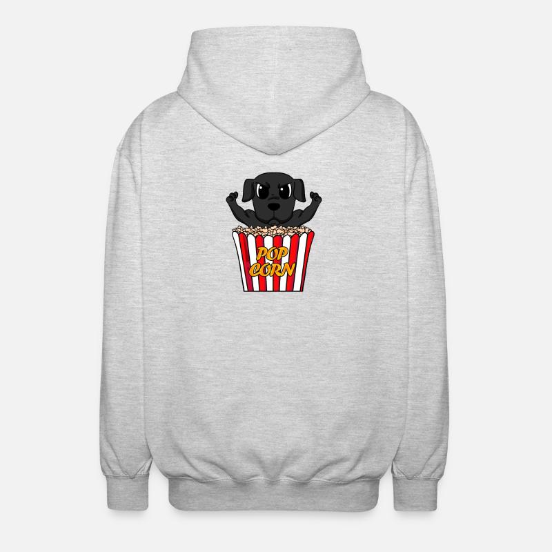 Labrador - Unisex Kapuzenjacke - Hellgrau meliert