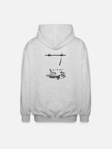Calisthenics - Unisex Hooded Jacket - light heather grey