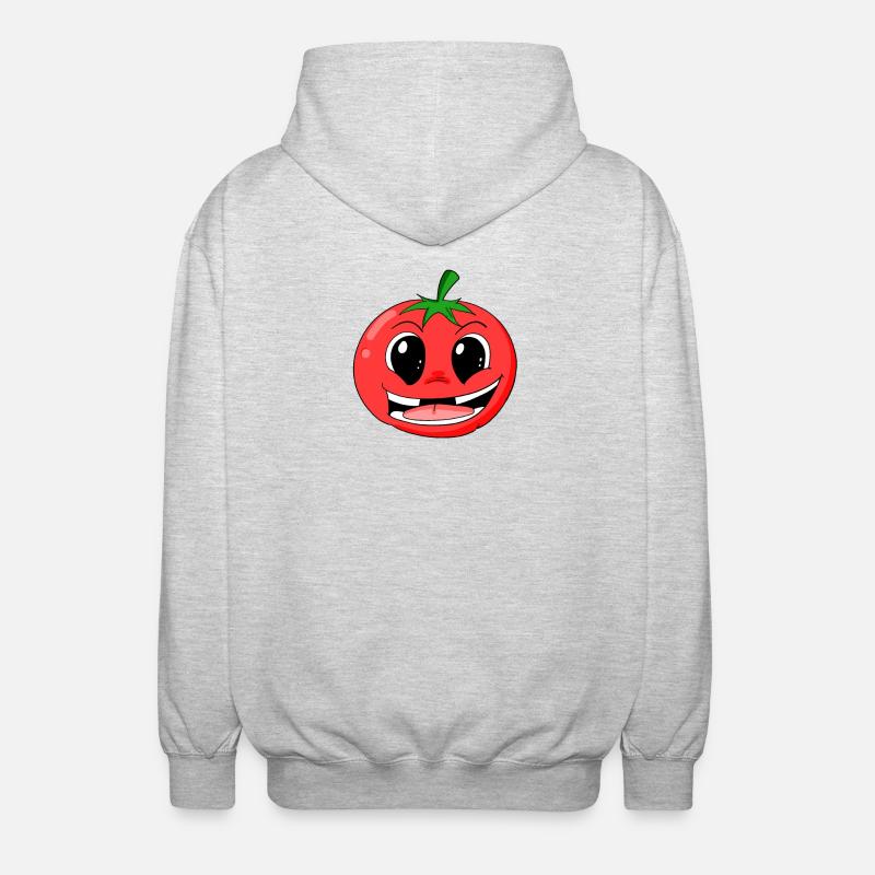 Tomato - Unisex Hooded Jacket - light heather grey