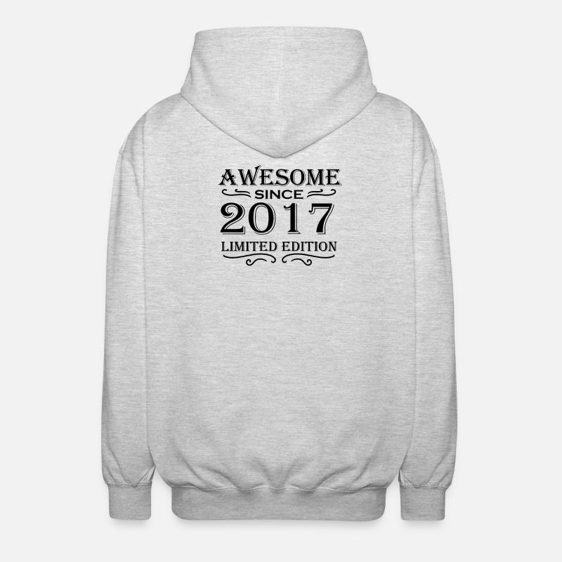 2017 - Promotion 2017 - Veste à capuche unisexe - gris clair chiné