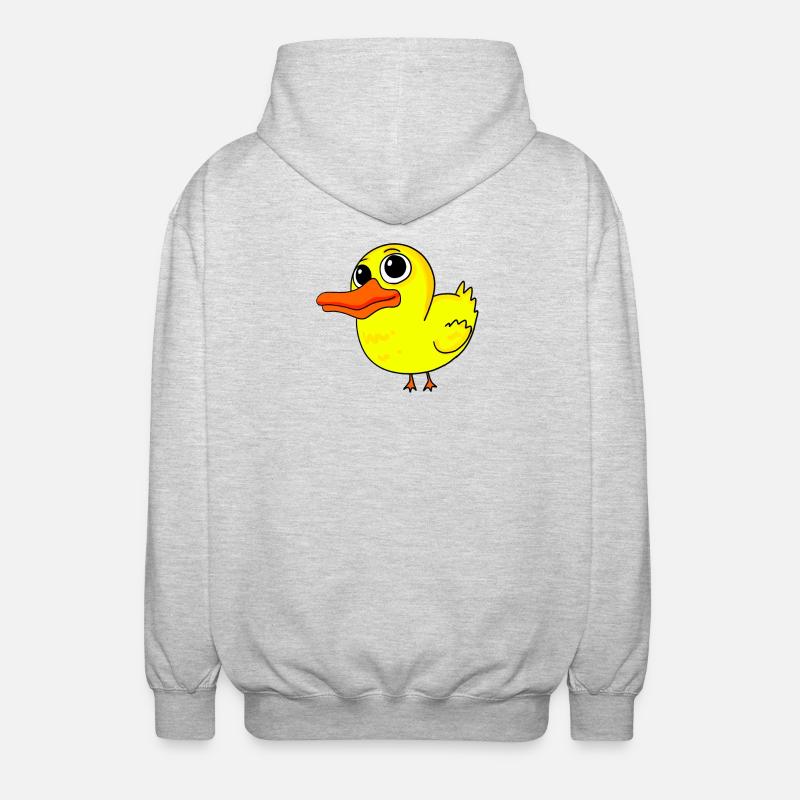Duck - Unisex Hooded Jacket - light heather grey