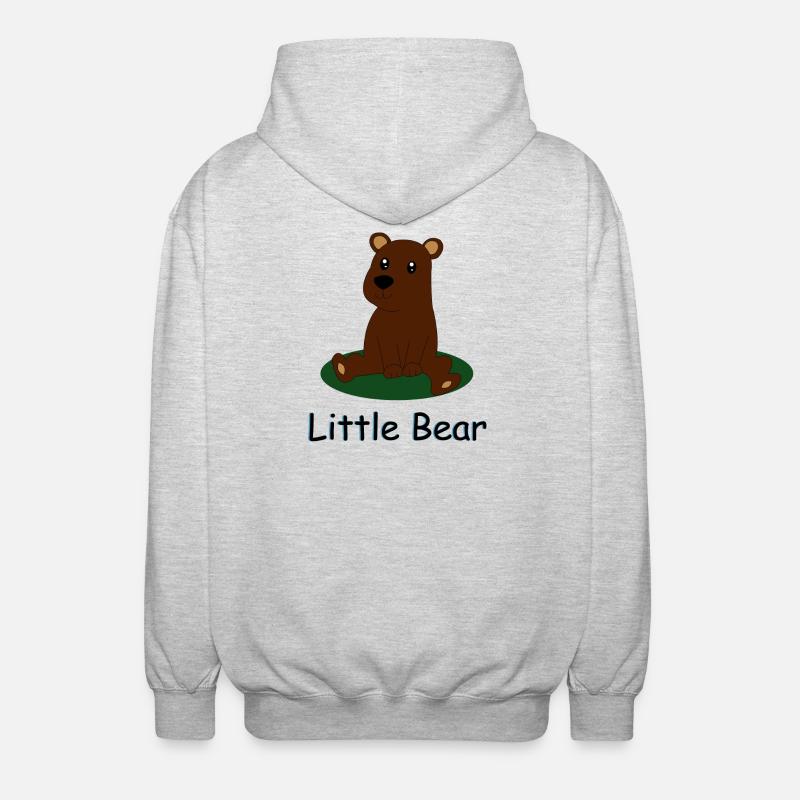 Petite Ourse - Veste à capuche unisexe - gris clair chiné