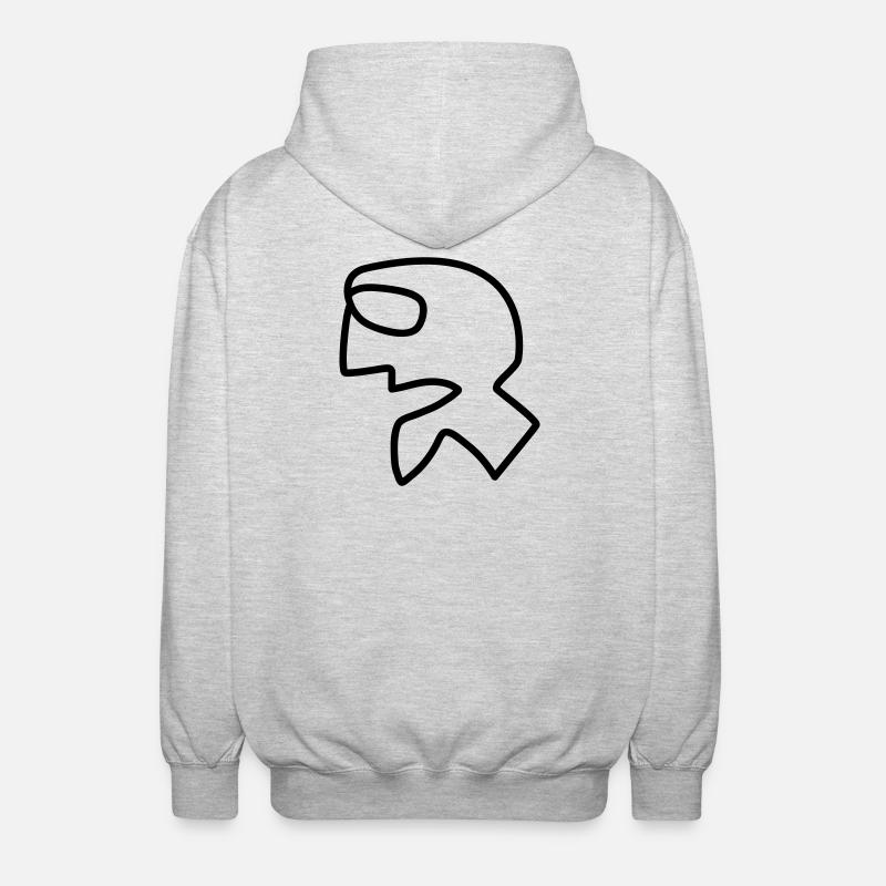 03 Ursprünglich - Unisex Kapuzenjacke - Hellgrau meliert