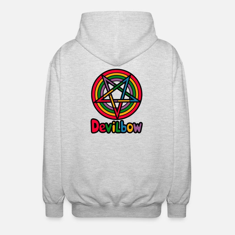 Devilbow - Unisex Hooded Jacket - light heather grey