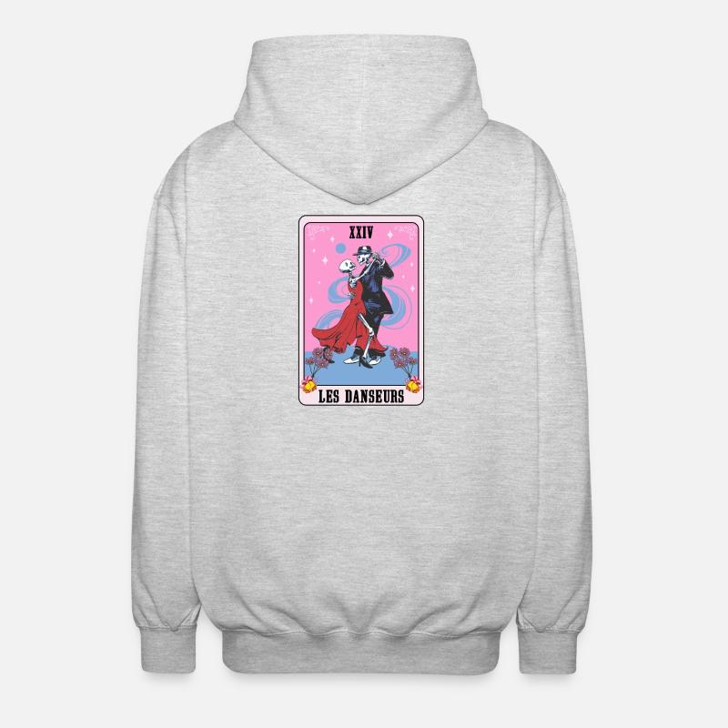 Dancers Passion Dance und Tarot Geschenkidee - Unisex Kapuzenjacke - Hellgrau meliert