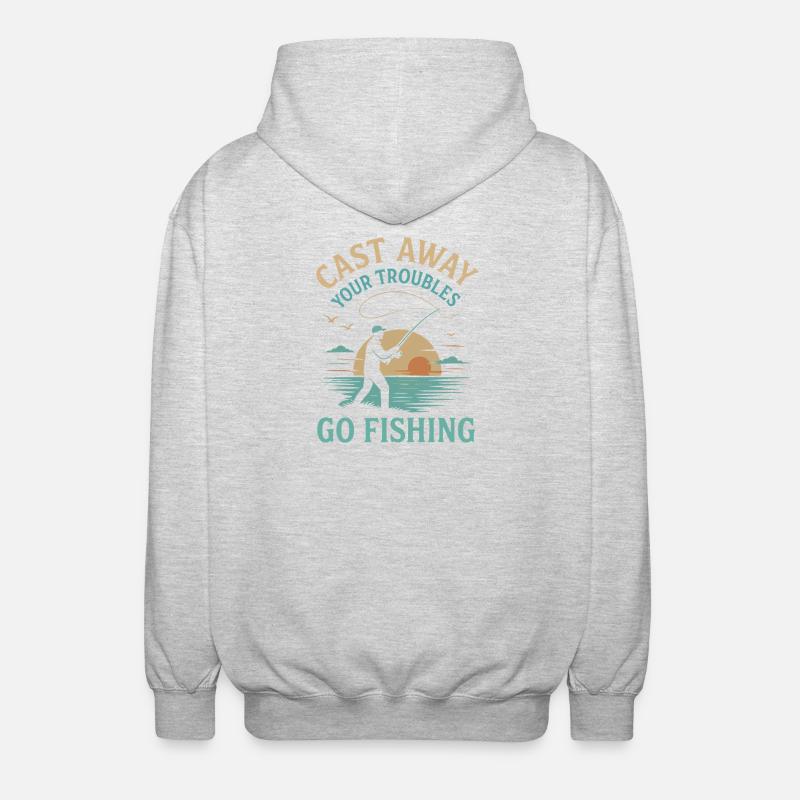 sudo apt-get install coffee - Veste à capuche unisexe - gris clair chiné