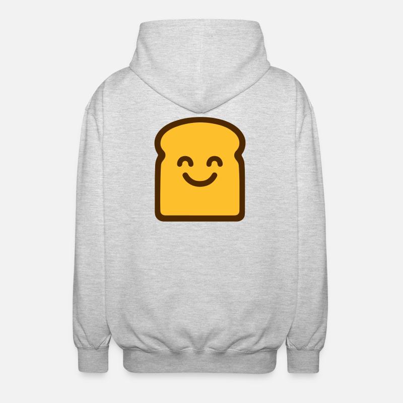 Toast mignon - Veste à capuche unisexe - gris clair chiné