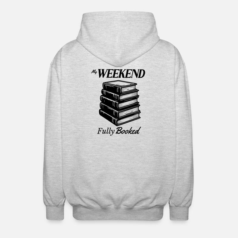 Mon week-end complet - Veste à capuche unisexe - gris clair chiné