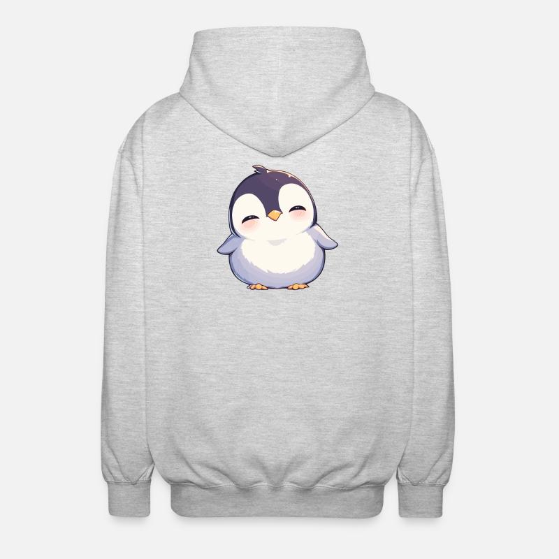 Penguins Penguin - Unisex Hooded Jacket - light heather grey