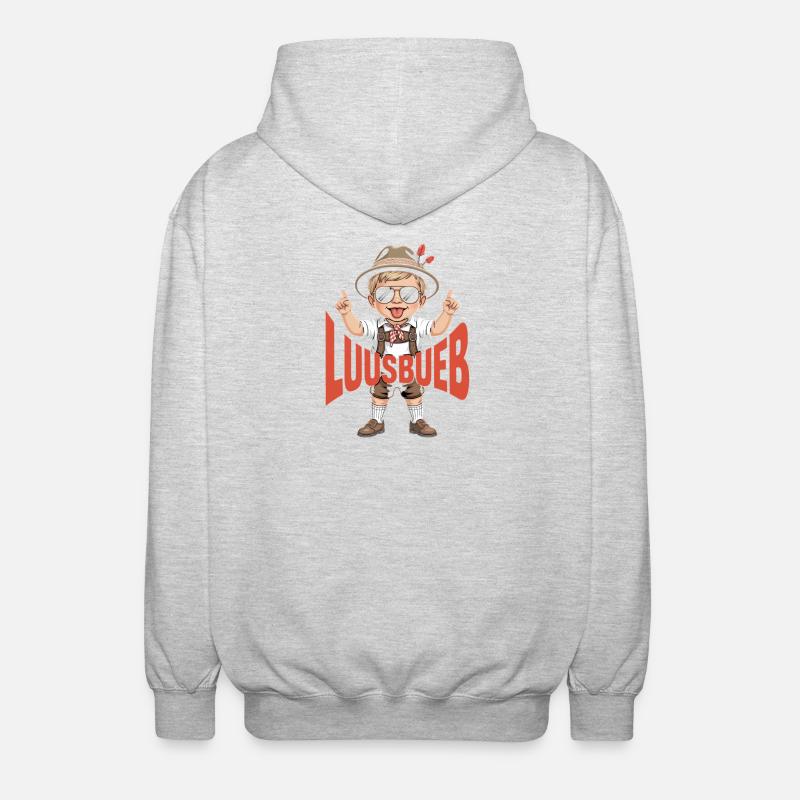 Luusbueb - Unisex Hooded Jacket - light heather grey