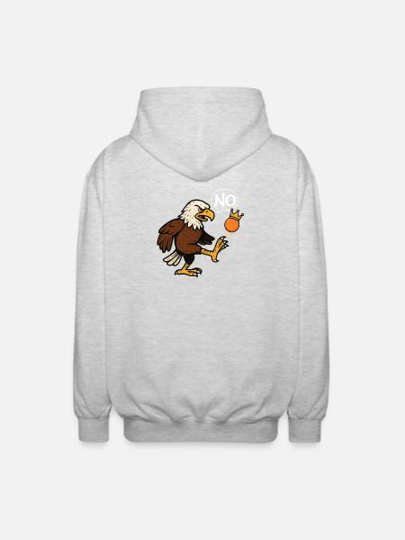No To Monarchy Patriotic Anti-Authoritarian - Unisex Hooded Jacket - light heather grey