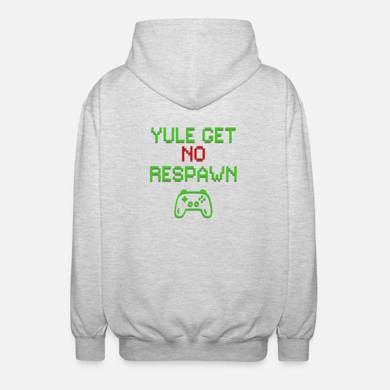 Yule n’a pas de réapparition - Veste à capuche unisexe - gris clair chiné