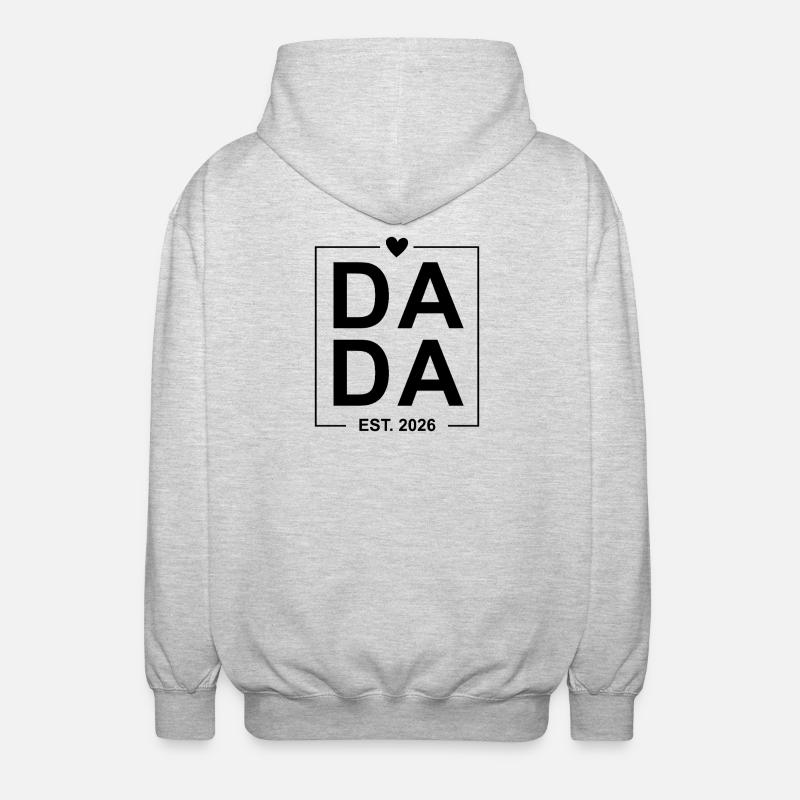 Dada Est. 2026 - Veste à capuche unisexe - gris clair chiné