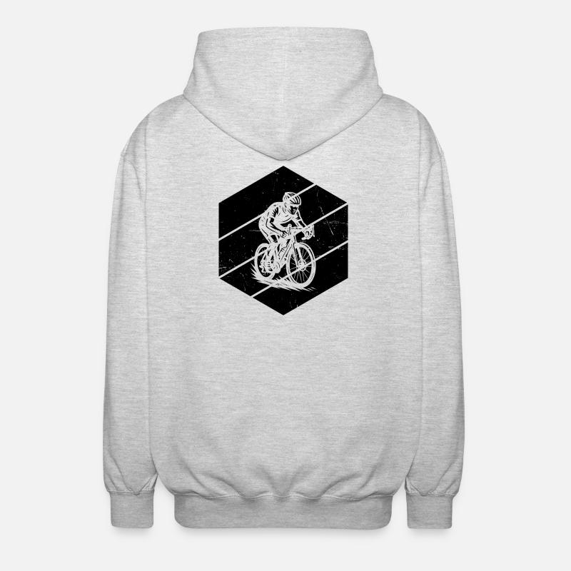 Statement for all road bikes - Unisex Hooded Jacket - light heather grey
