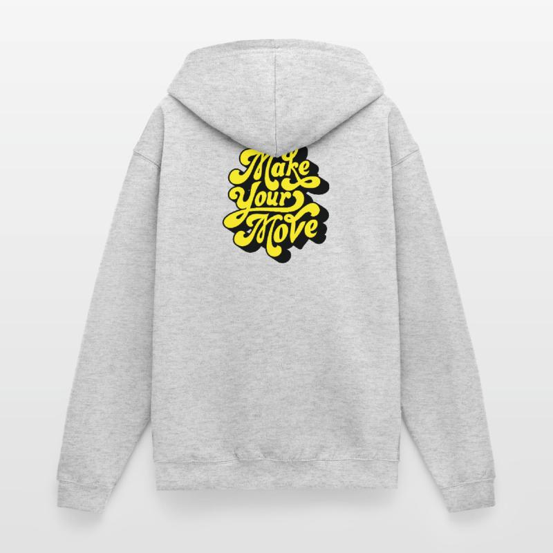 Make Your Move – Neon Script Unisex Hooded Jacket