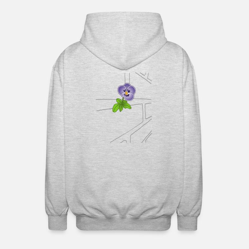Le triomphe de la nature - Veste à capuche unisexe - gris clair chiné