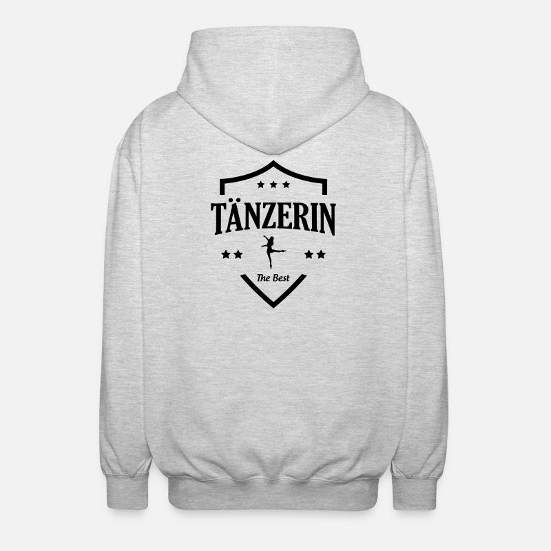 Meilleure danseuse - Veste à capuche unisexe - gris clair chiné