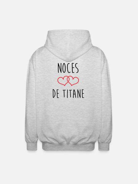 Titanium Wedding 72 Years of Marriage - Unisex Hooded Jacket - light heather grey