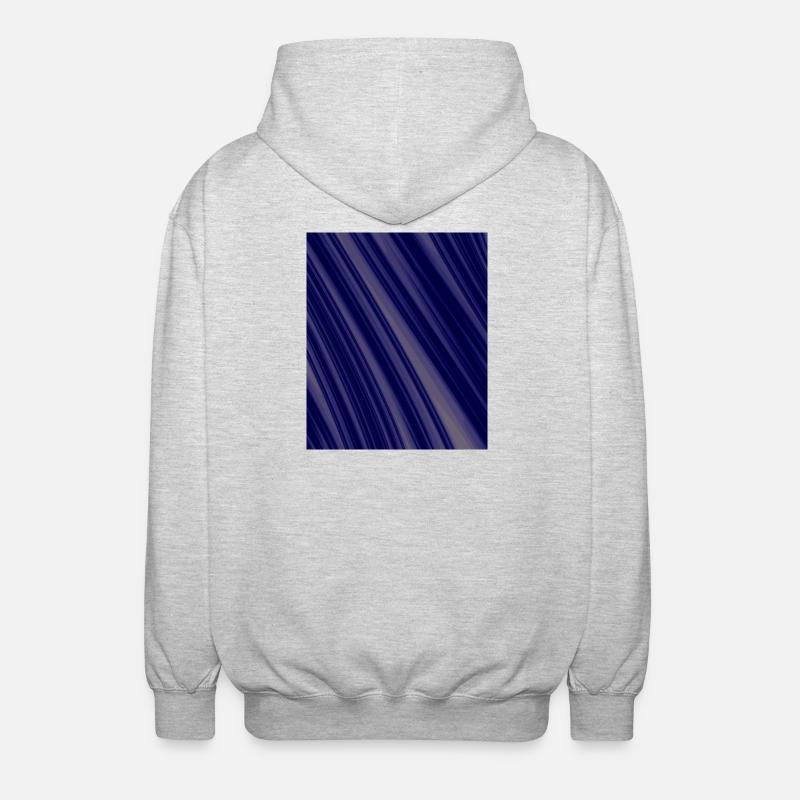 Navy Diagonal Structures - Unisex Hooded Jacket - light heather grey