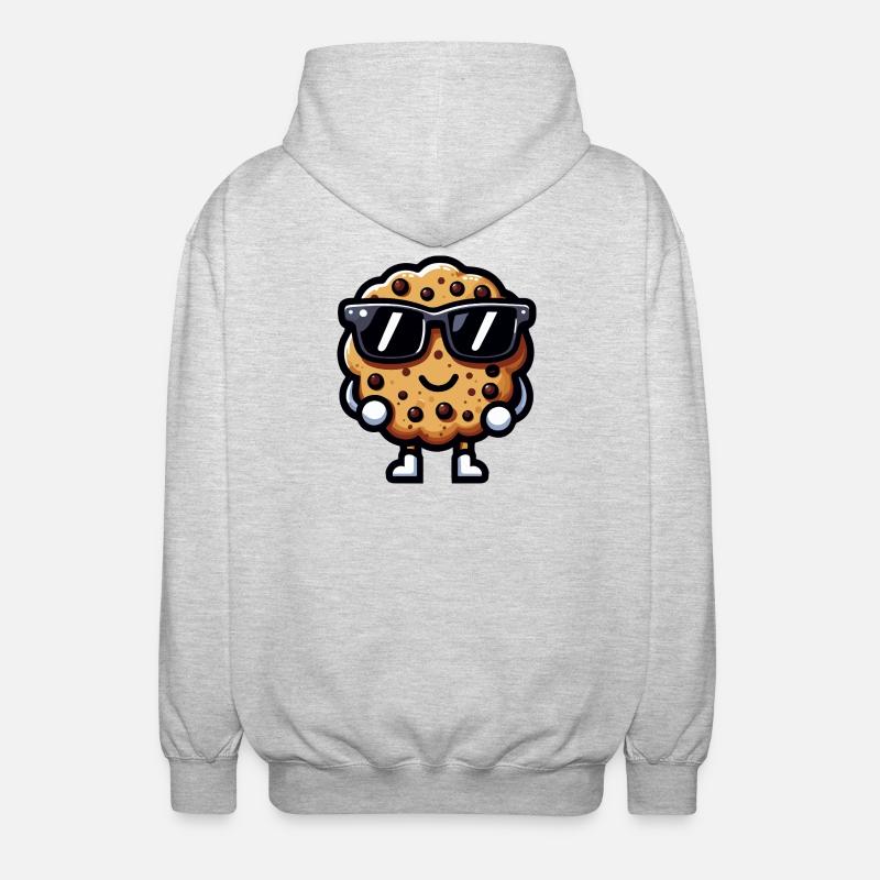 Cookie lunettes soleil chic - Veste à capuche unisexe - gris clair chiné