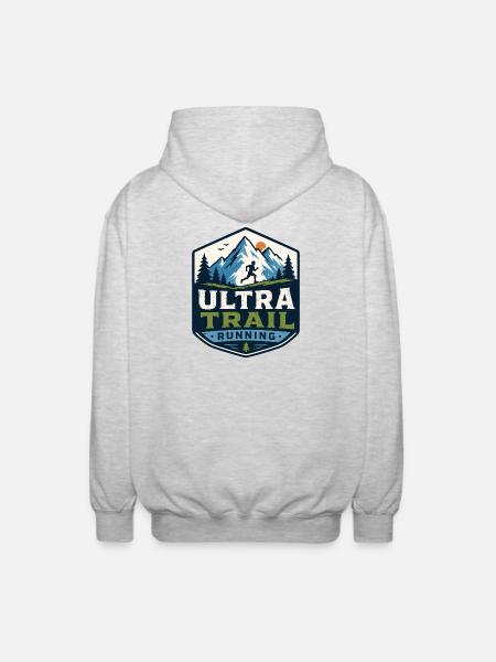 Ultra Trail Running - Unisex Hooded Jacket - light heather grey