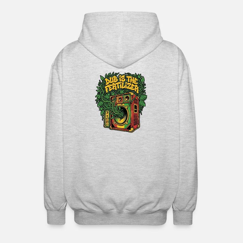 Sol Dub Reggae - Veste à capuche unisexe - gris clair chiné