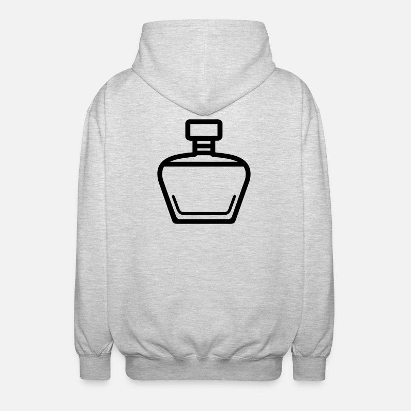 perfume bottle - Unisex Hooded Jacket - light heather grey