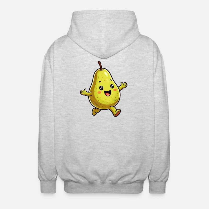 Walking Bulb - Unisex Hooded Jacket - light heather grey