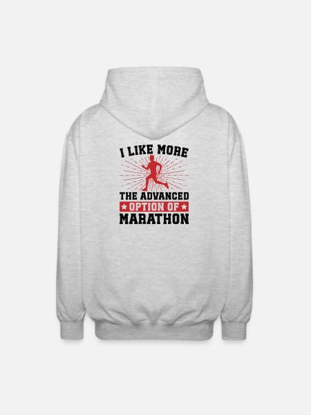 XC Running Gifts - Perfect XC Runner Design Idea - Unisex Hooded Jacket - light heather grey