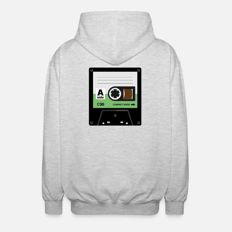Cassette Minuscule - Veste à capuche unisexe - gris clair chiné