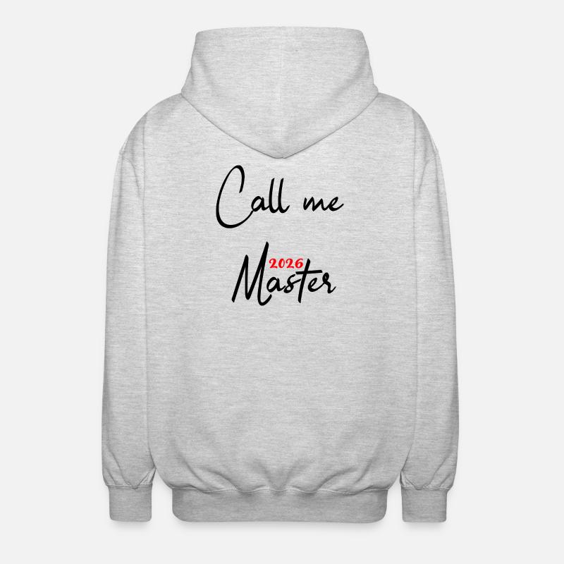 Master 2026 Diplôme - Veste à capuche unisexe - gris clair chiné