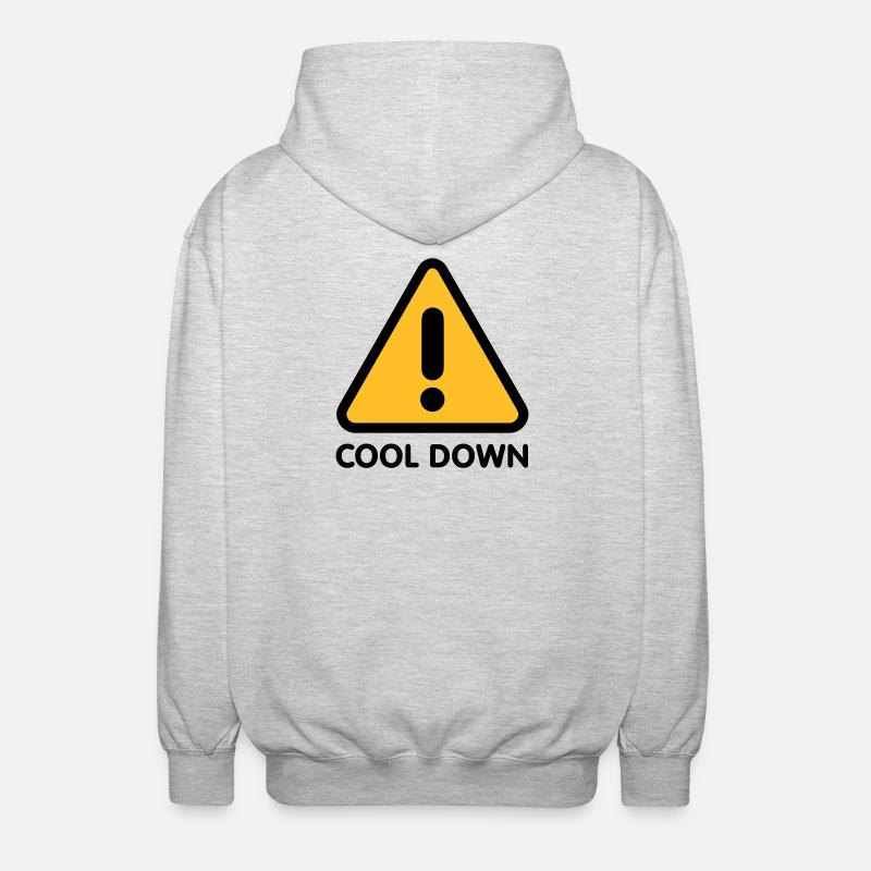 Cool down | Runter kommen - Unisex Hooded Jacket - light heather grey