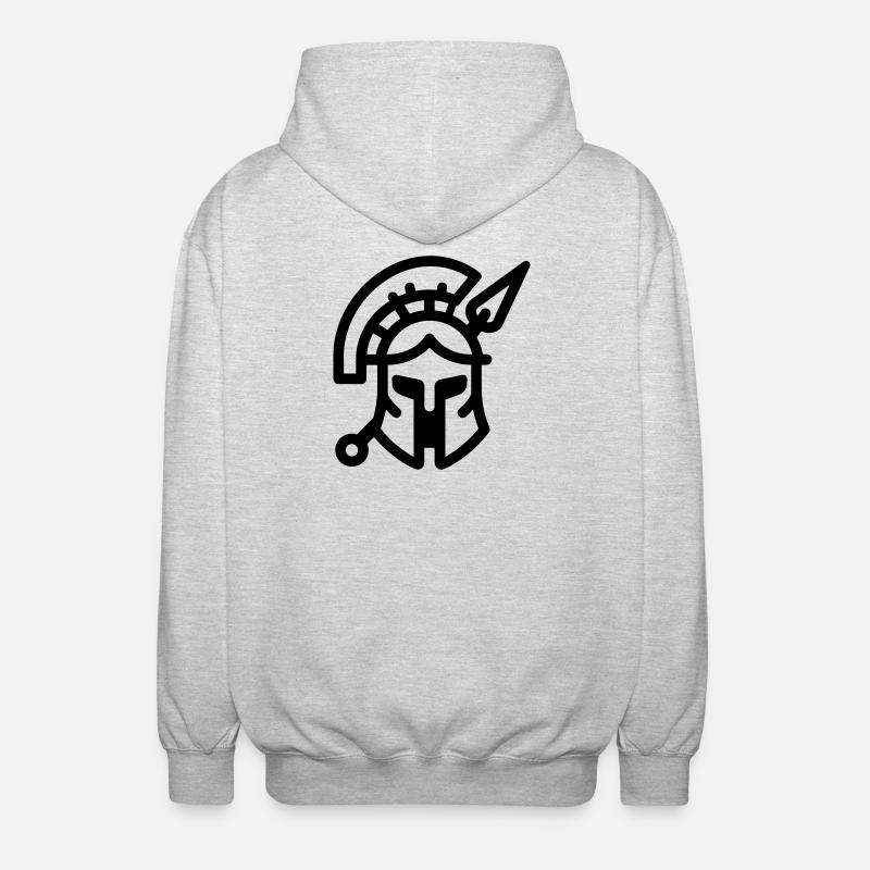 Spartan - Unisex Hooded Jacket - light heather grey