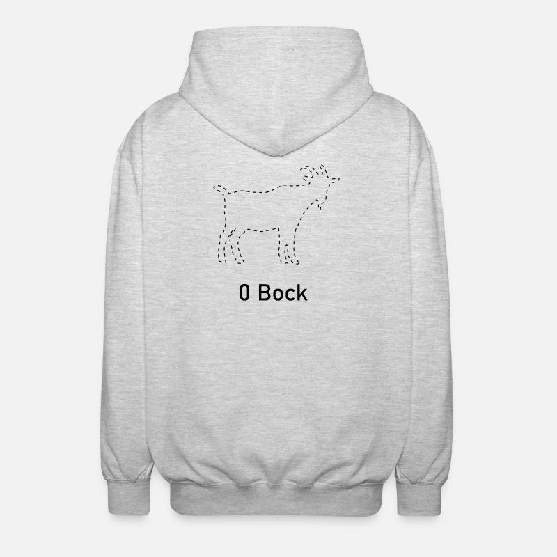 Null Bock - Unisex Kapuzenjacke - Hellgrau meliert