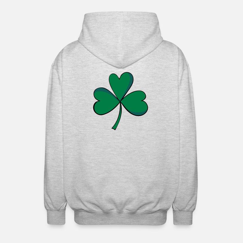 Clover - Unisex Hooded Jacket - light heather grey