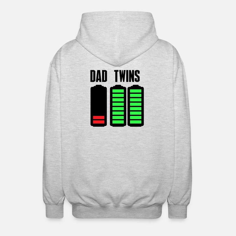 Neon Bar Equalizer on Black - Unisex Hooded Jacket - light heather grey