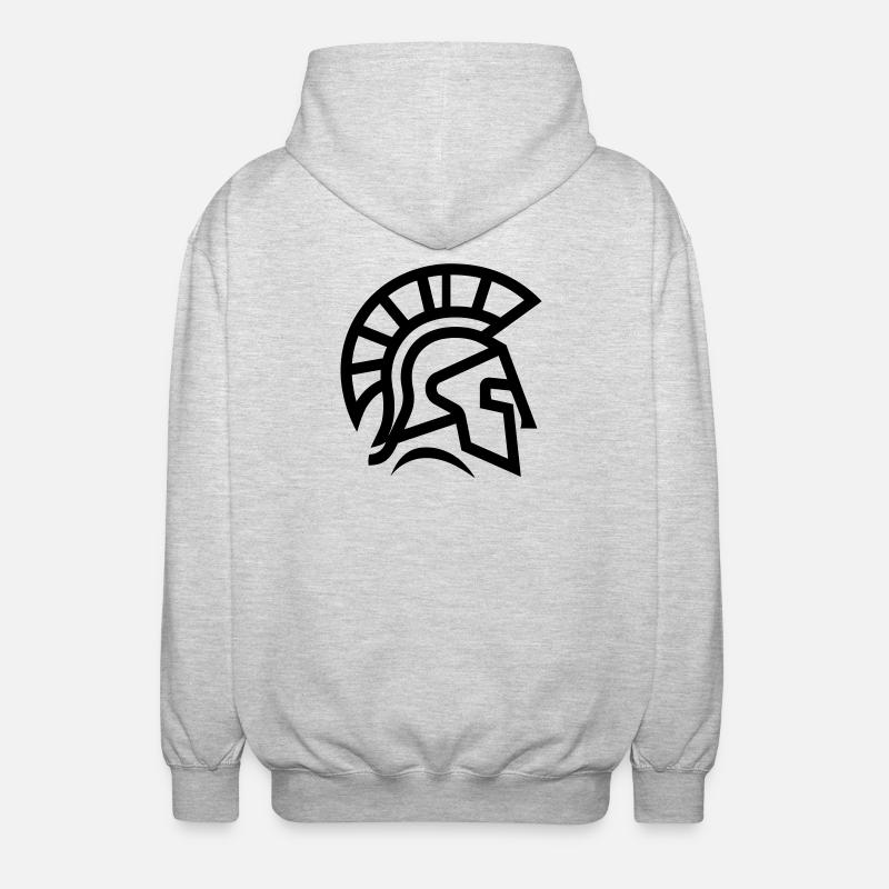 spartan - Veste à capuche unisexe - gris clair chiné