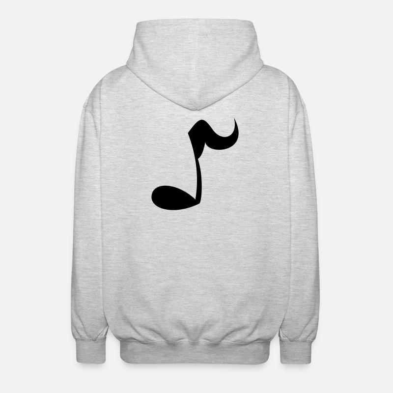 Note - Unisex Hooded Jacket - light heather grey