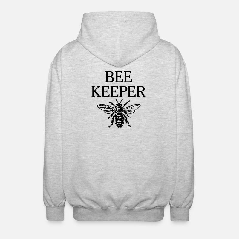 Beekeeper - Unisex Hooded Jacket - light heather grey