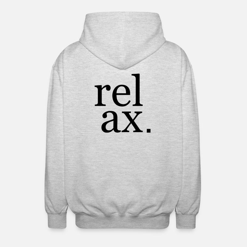Relax Design - Veste à capuche unisexe - gris clair chiné