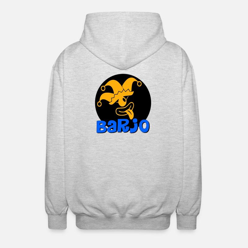 Logo Barjo  - Veste à capuche unisexe - gris clair chiné