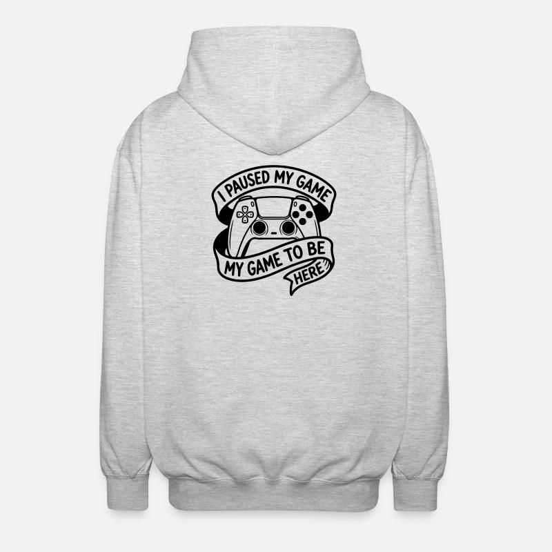 Gaming - Unisex Hooded Jacket - light heather grey