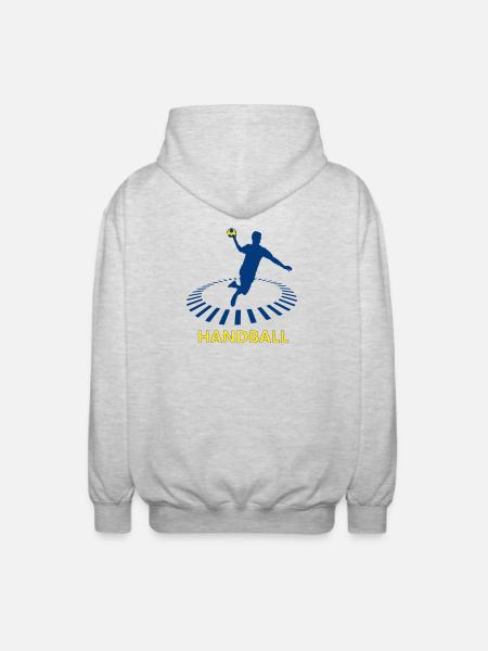 Handball - Veste à capuche unisexe - gris clair chiné