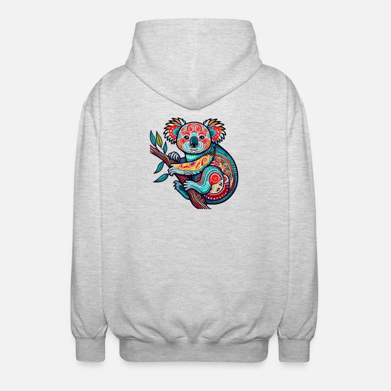 Koala - Veste à capuche unisexe - gris clair chiné