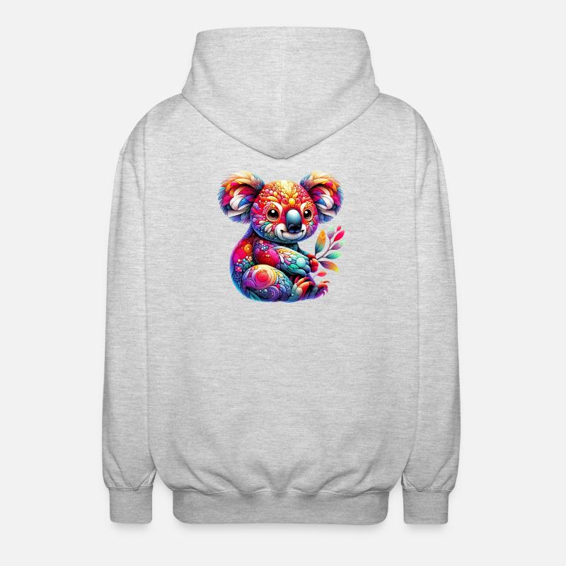 Koala - Unisex Hooded Jacket - light heather grey