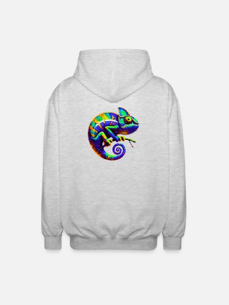 Chameleon - Unisex Hooded Jacket - light heather grey