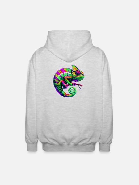 Chameleon - Unisex Hooded Jacket - light heather grey